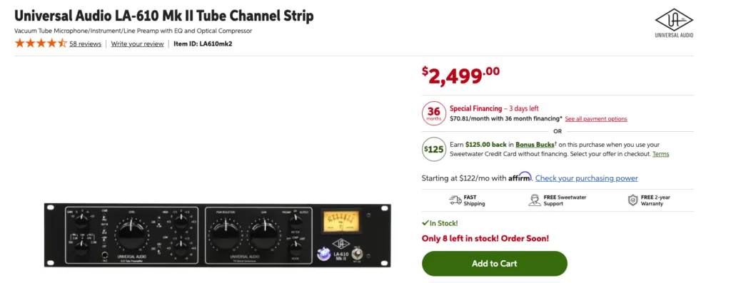 Preamp microphone UA LA-610 MK2 - Phòng thu Âm Nguyễn Báu.png