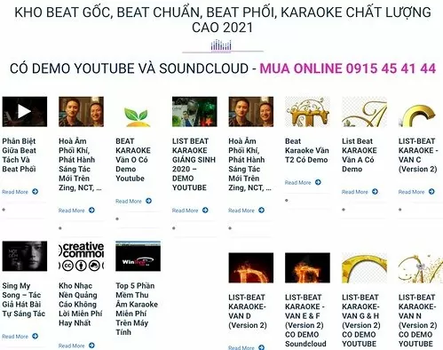 Kho Nhạc beat karaoke miễn phí giá rẻ