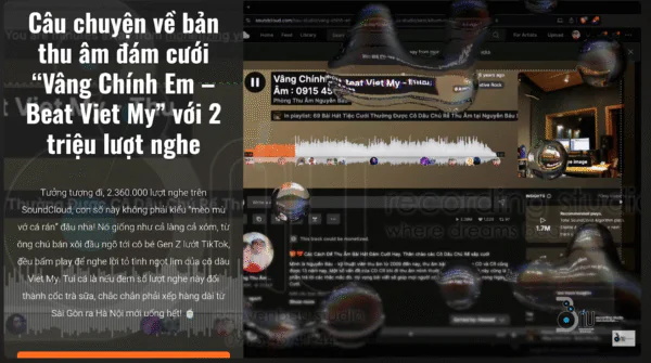 Thu Âm CƯỚI - Vâng Chính Em - Đạt 2,3 Triệu Lượt Xem